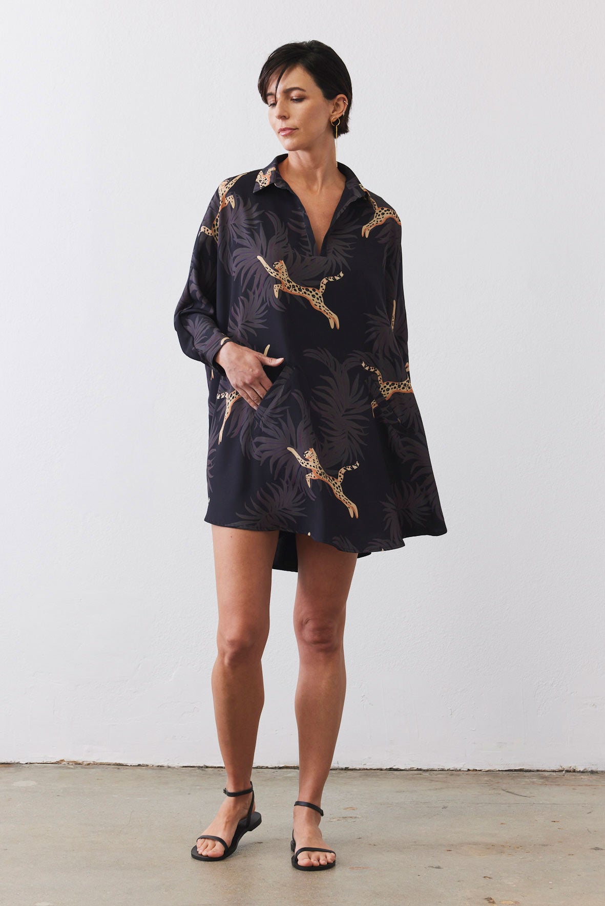 Jungle Horizon Oversized Dress