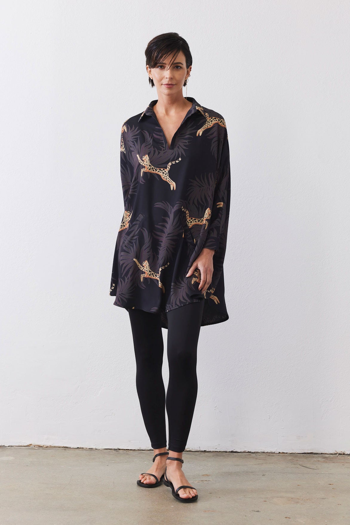 Jungle Horizon Oversized Dress