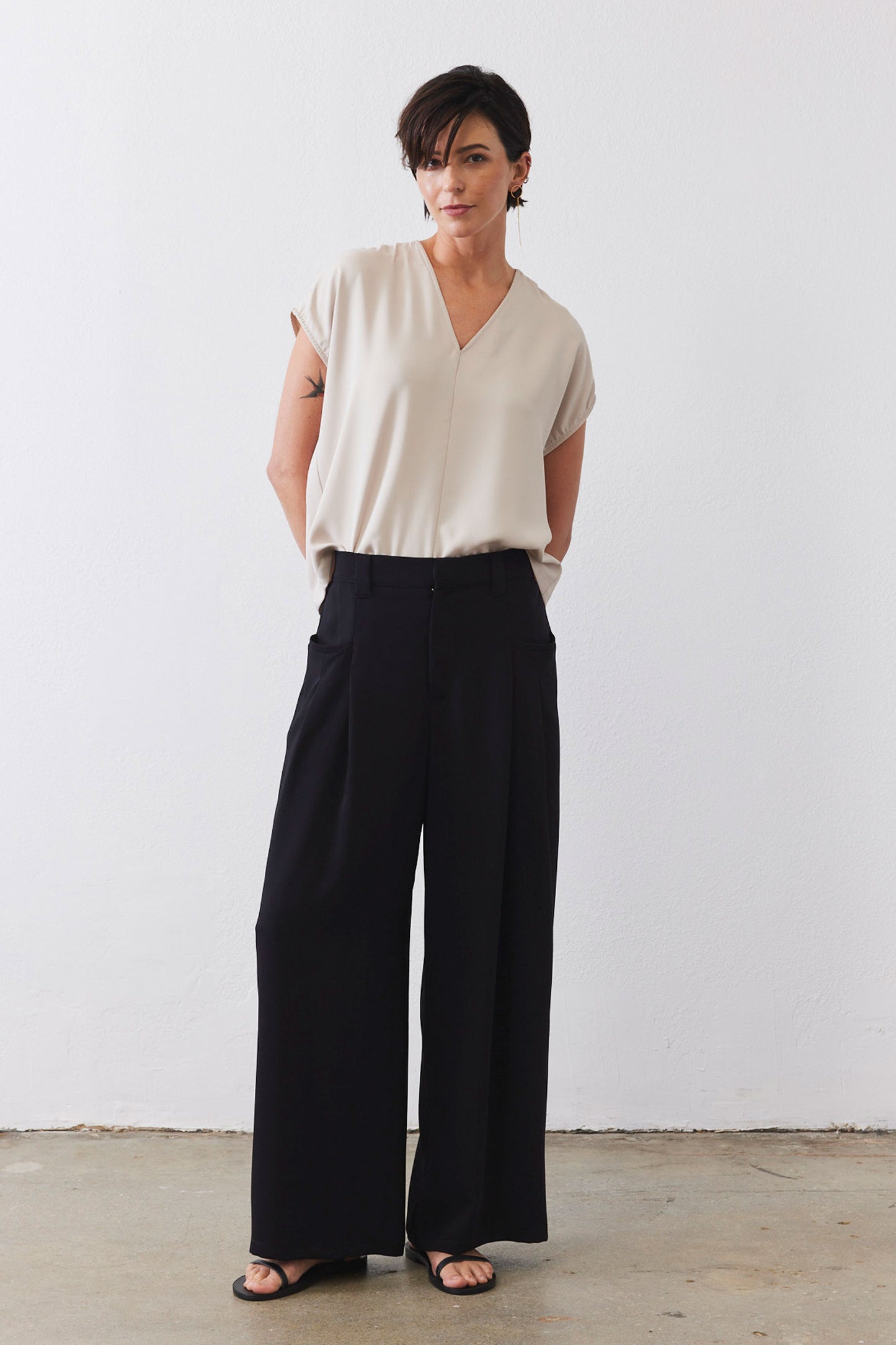 The Keen Wide Leg Trouser