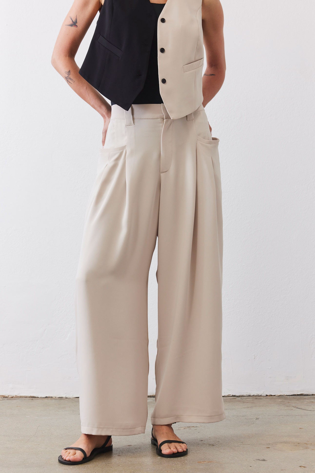 The Keen Wide Leg Trouser