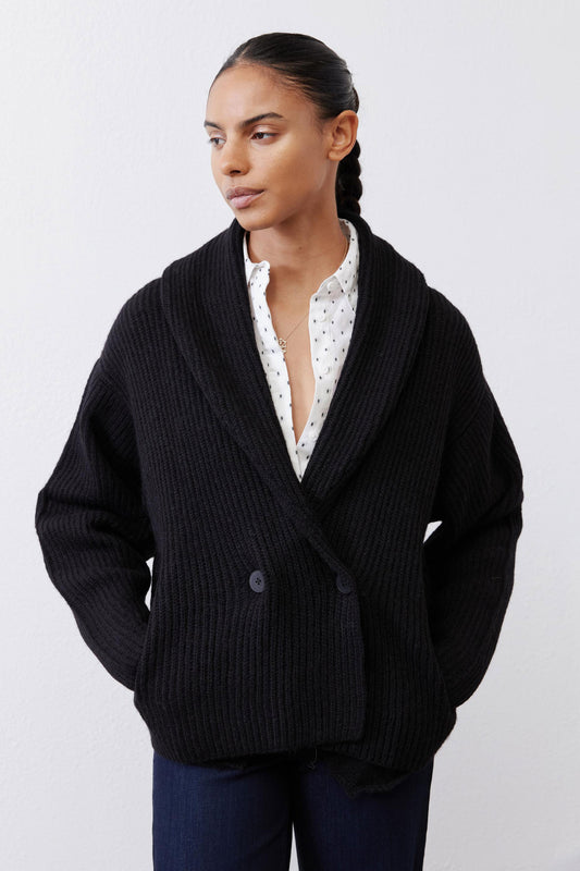 The Knit Shawl Cardigan