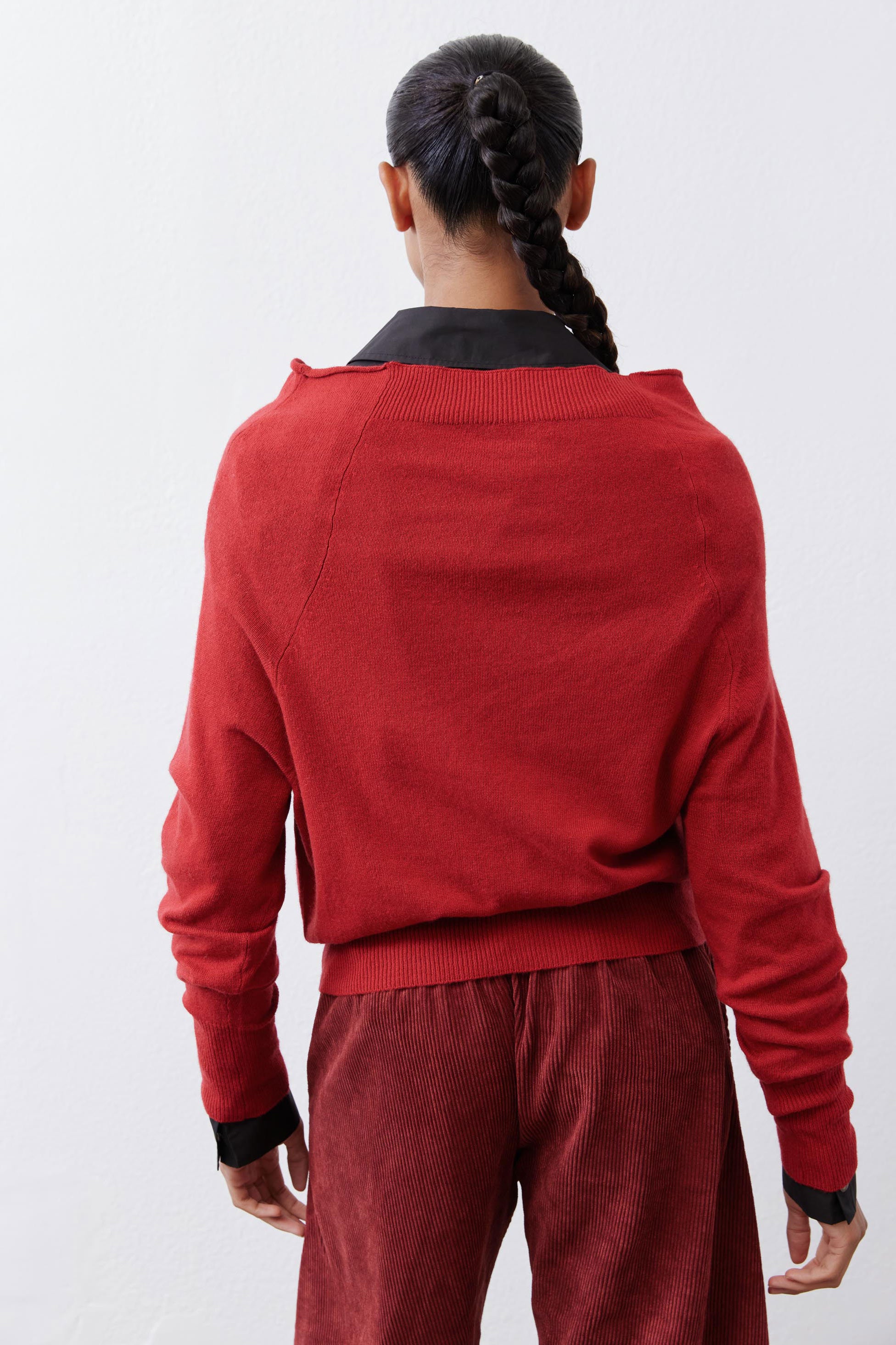Lean On My Shoulder Sweater | Red – Ruti