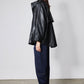 Vegan Leather Swing Jacket