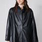 Vegan Leather Swing Jacket