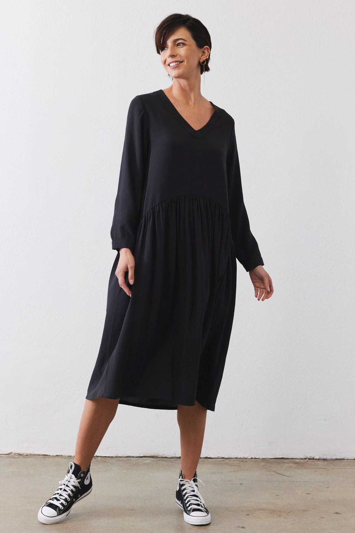 Light Poplin Oversized Dress