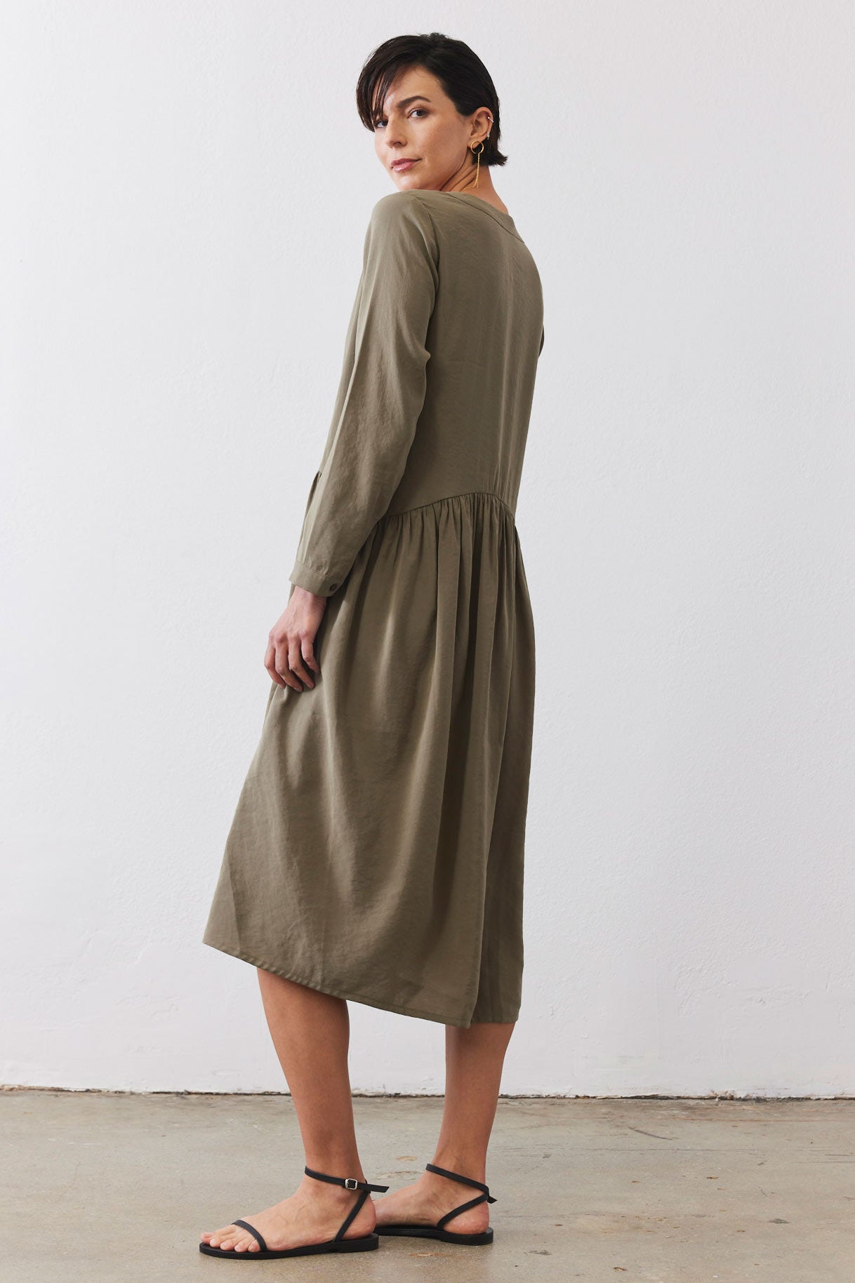 Light Poplin Oversized Dress