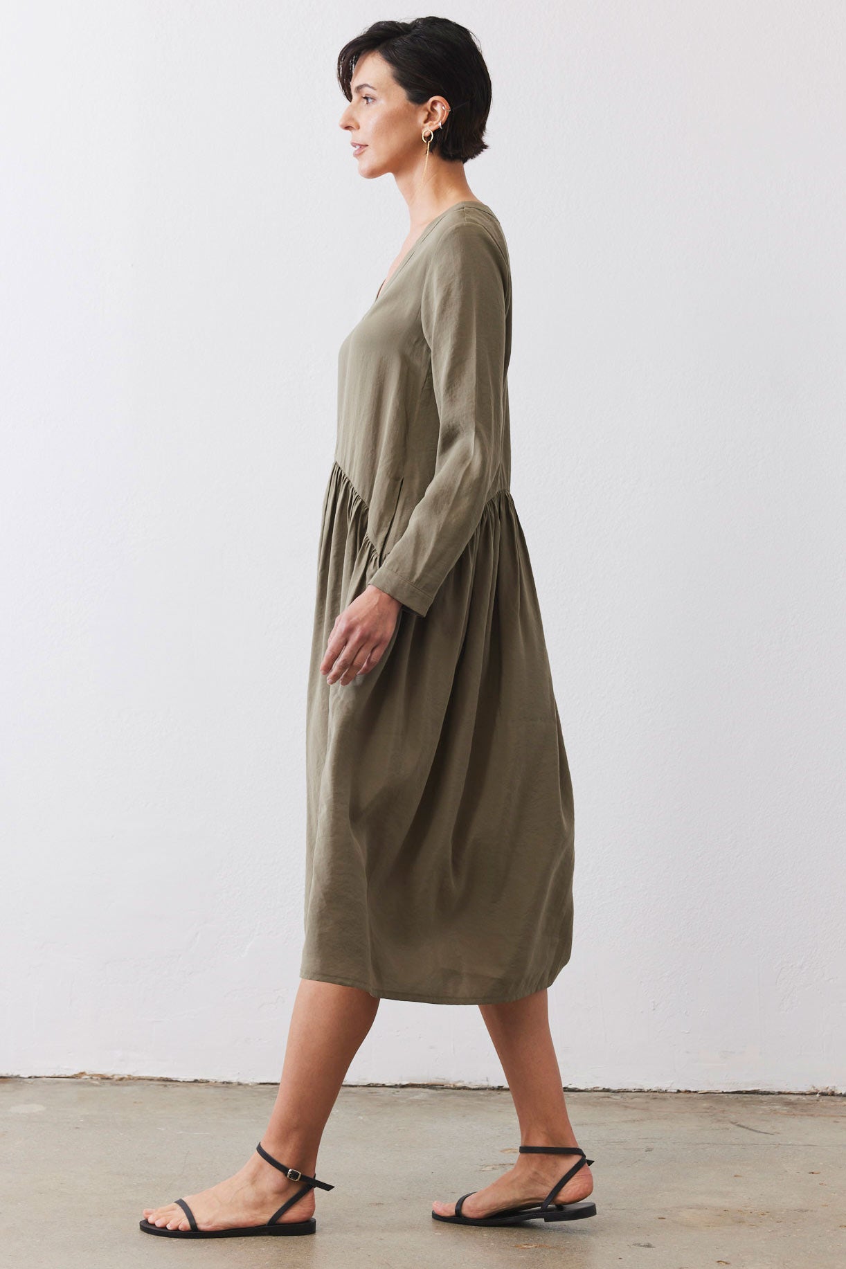 Light Poplin Oversized Dress