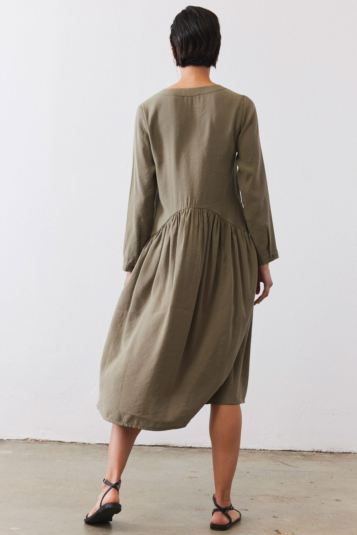 Light Poplin Oversized Dress