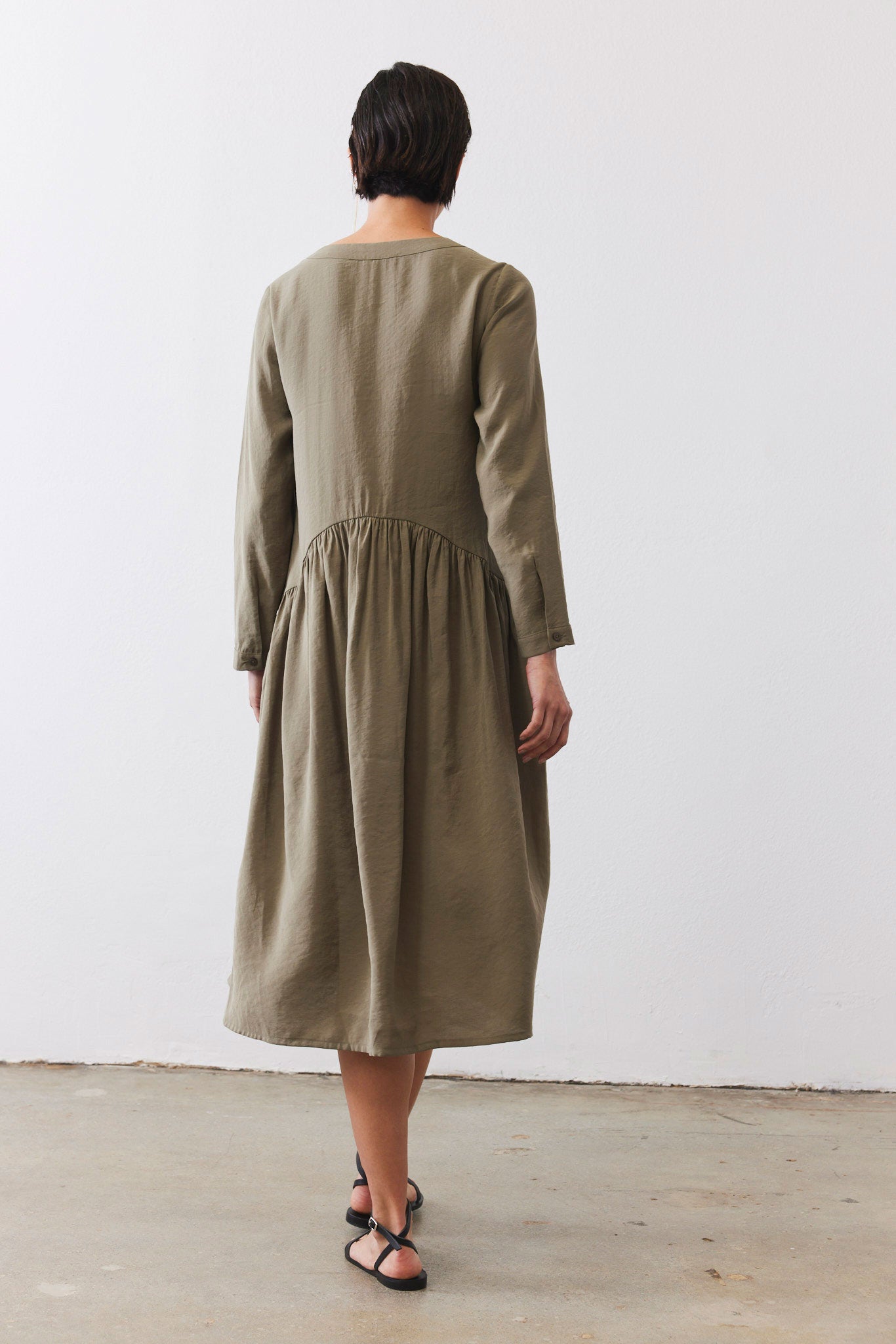 Light Poplin Oversized Dress