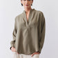 Not Too Loose Light Poplin Blouse