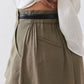 Light Poplin Utility Skirt