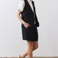 The Linen Button Vest