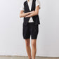 The Linen Button Vest