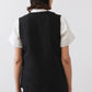 The Linen Button Vest