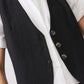 The Linen Button Vest