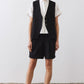 The Linen Button Vest