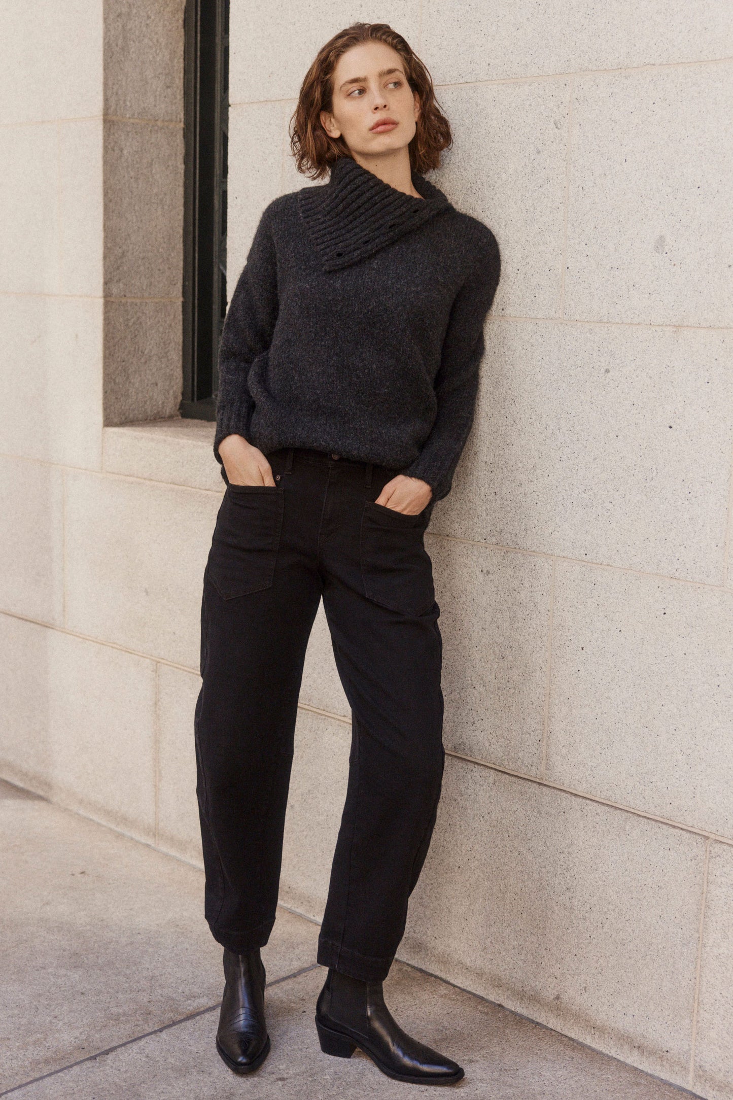 Mellow Shawl Collar Sweater