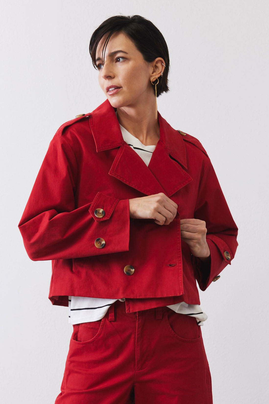 The Modern Cropped Trench