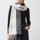 The Plaid Wool Mohair Scarf