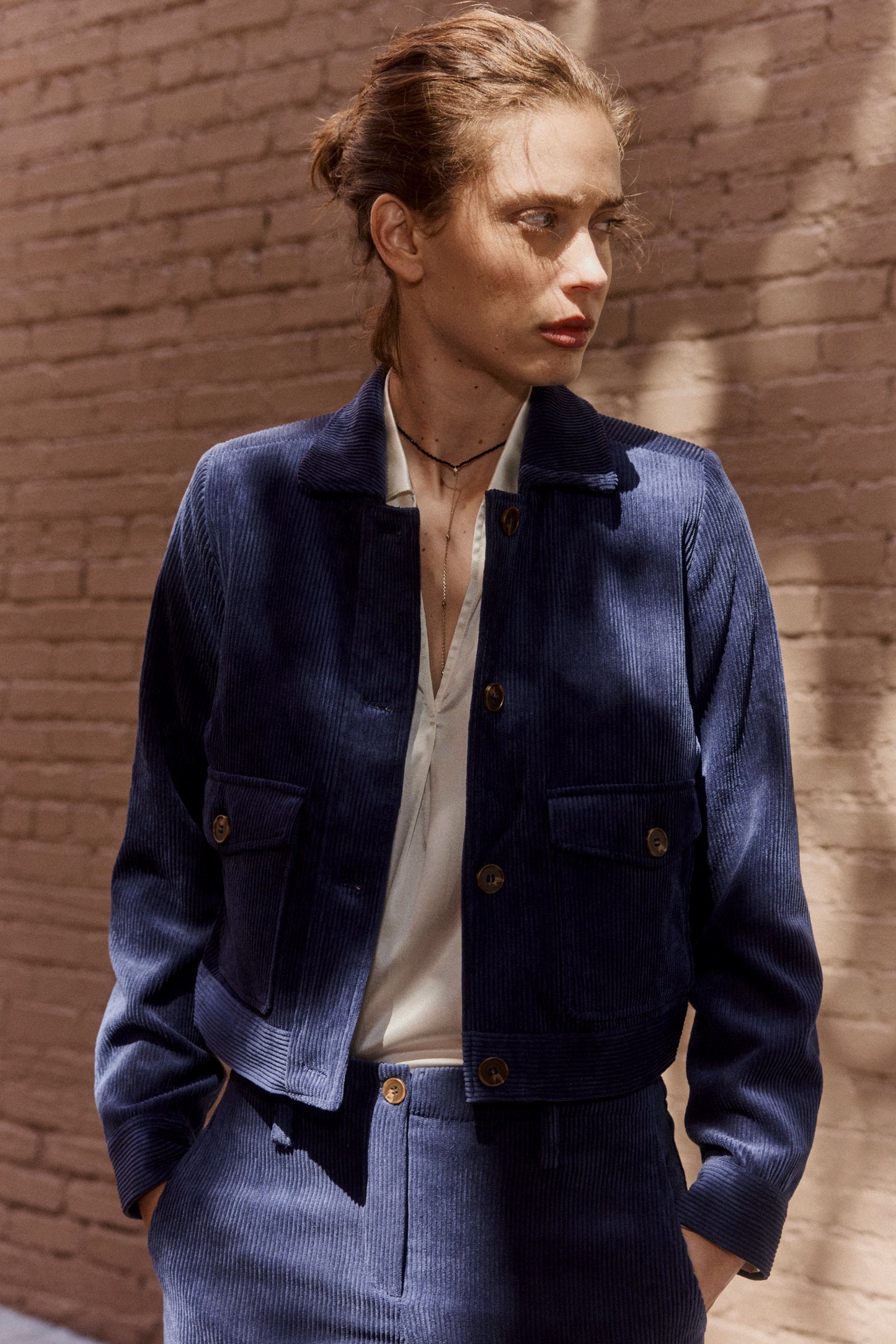 The Cropped Corduroy Chore Jacket