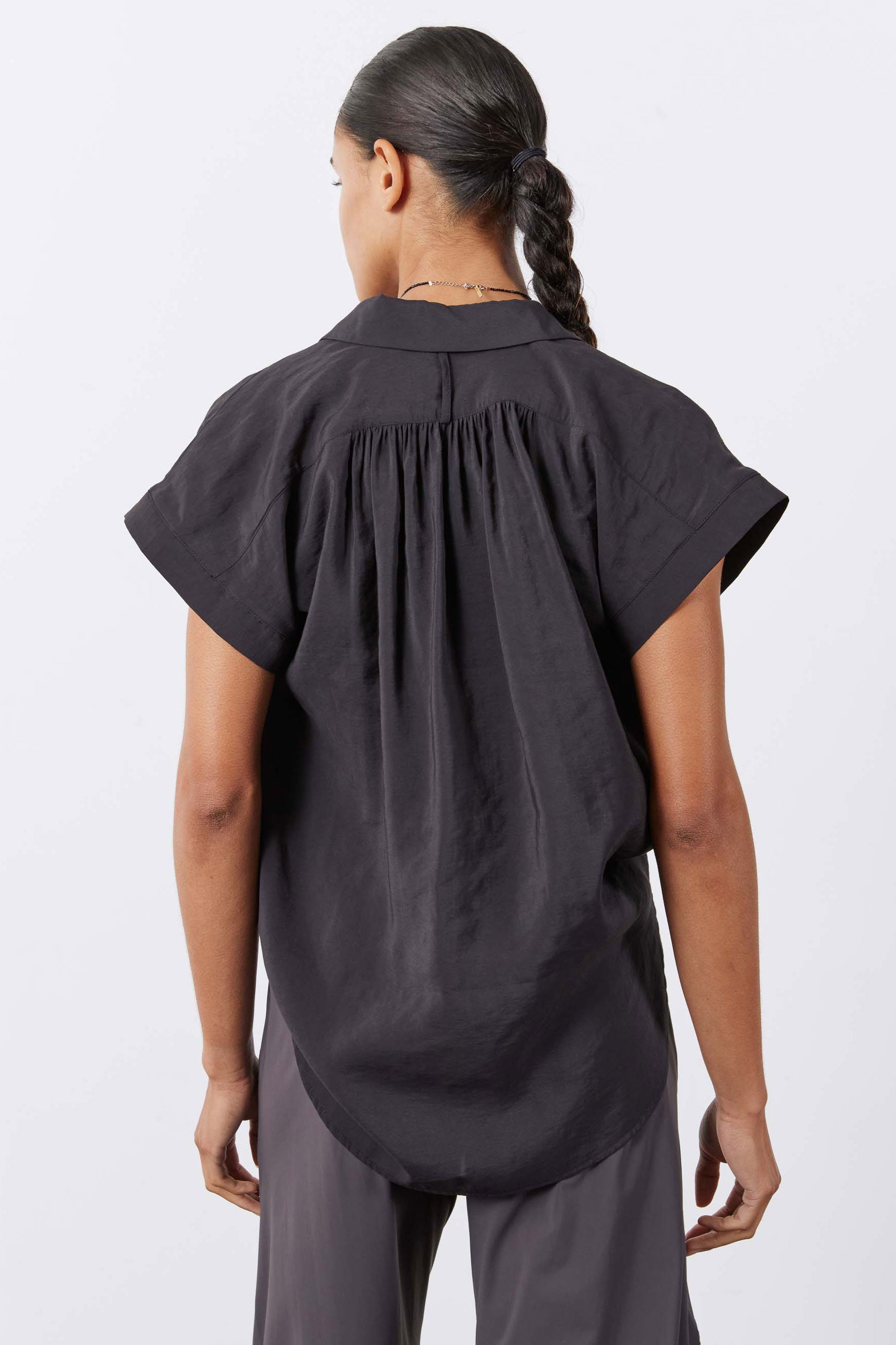 argue OVER DEFORMATION BLOUSE シャツ ブラウス argue OVER DEFORMATION BLOUSE - メルカリ
