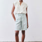 The Pleated Bermuda Shorts