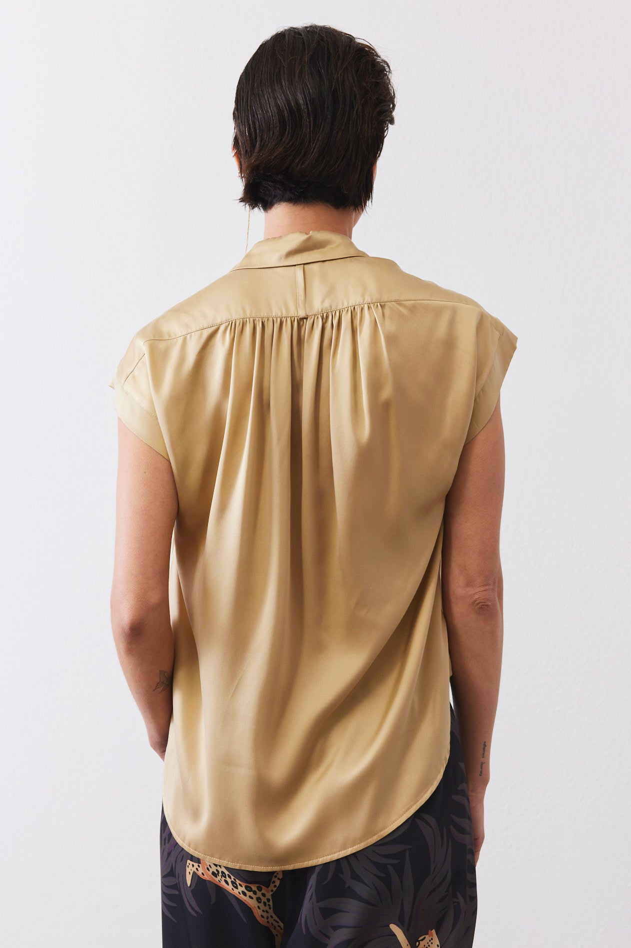 The Nonchalant Oversized Silk Blouse