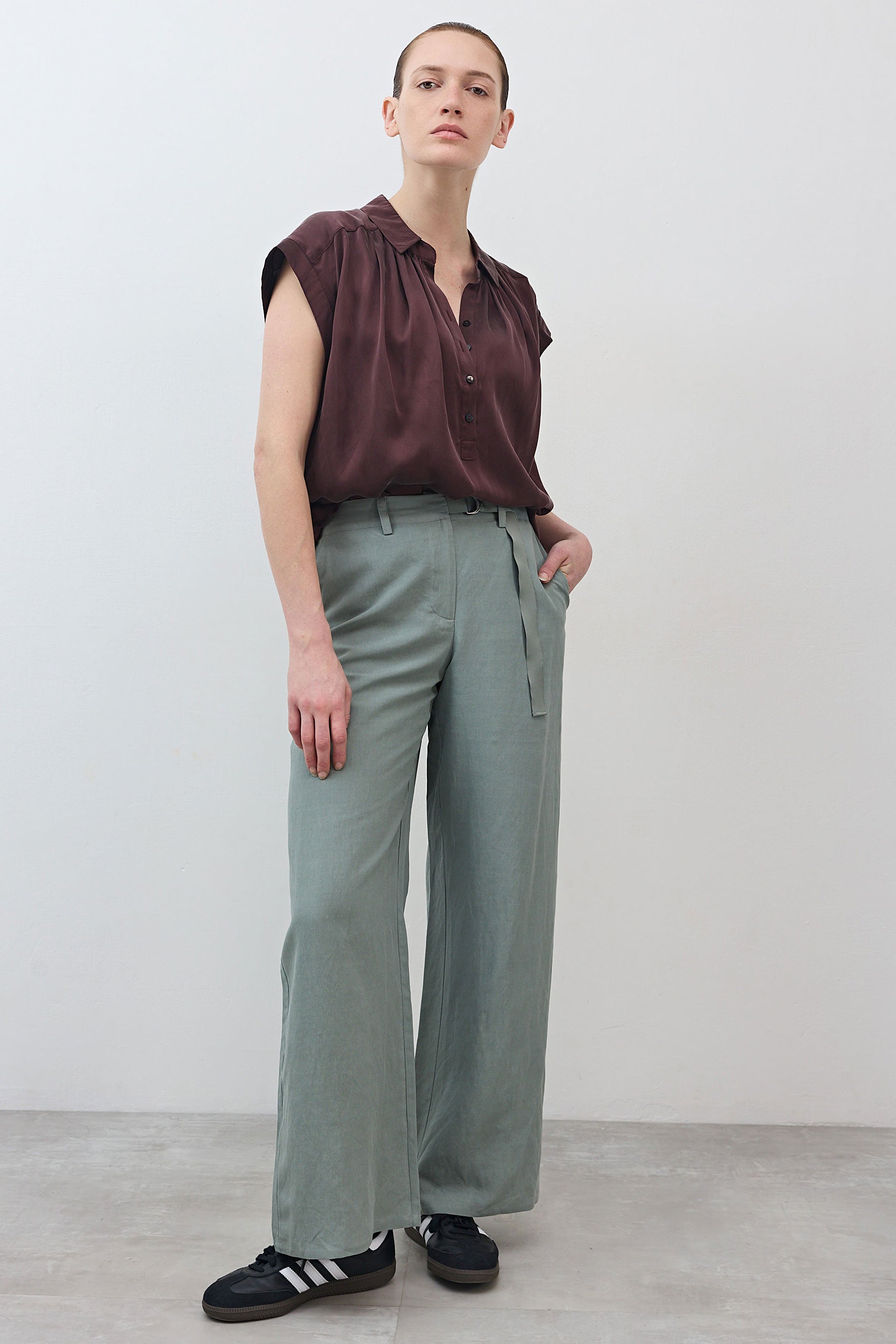 The Nonchalant Oversized Silk Blouse | Fudge – Ruti
