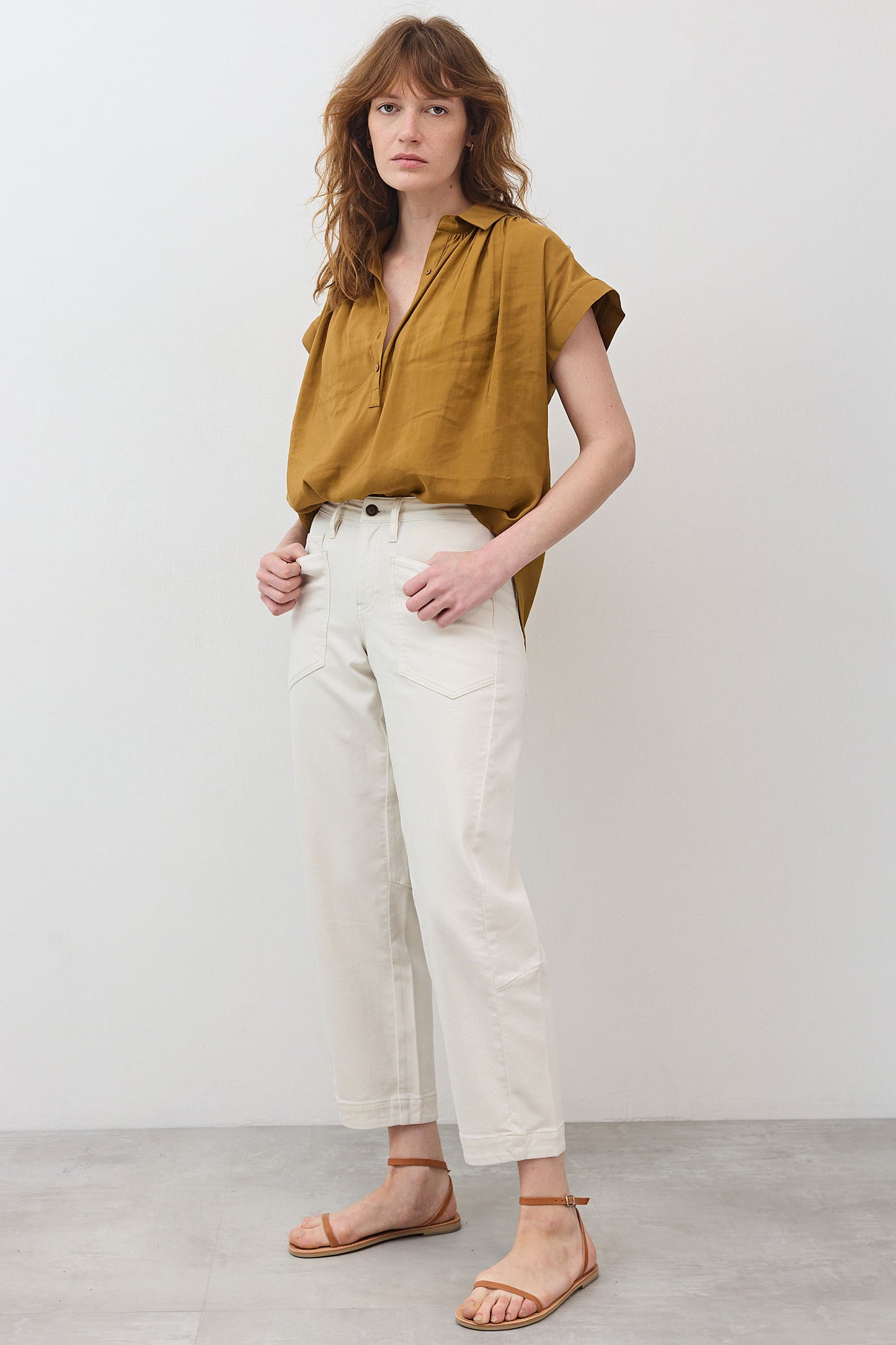 The Nonchalant Oversized Voile Blouse