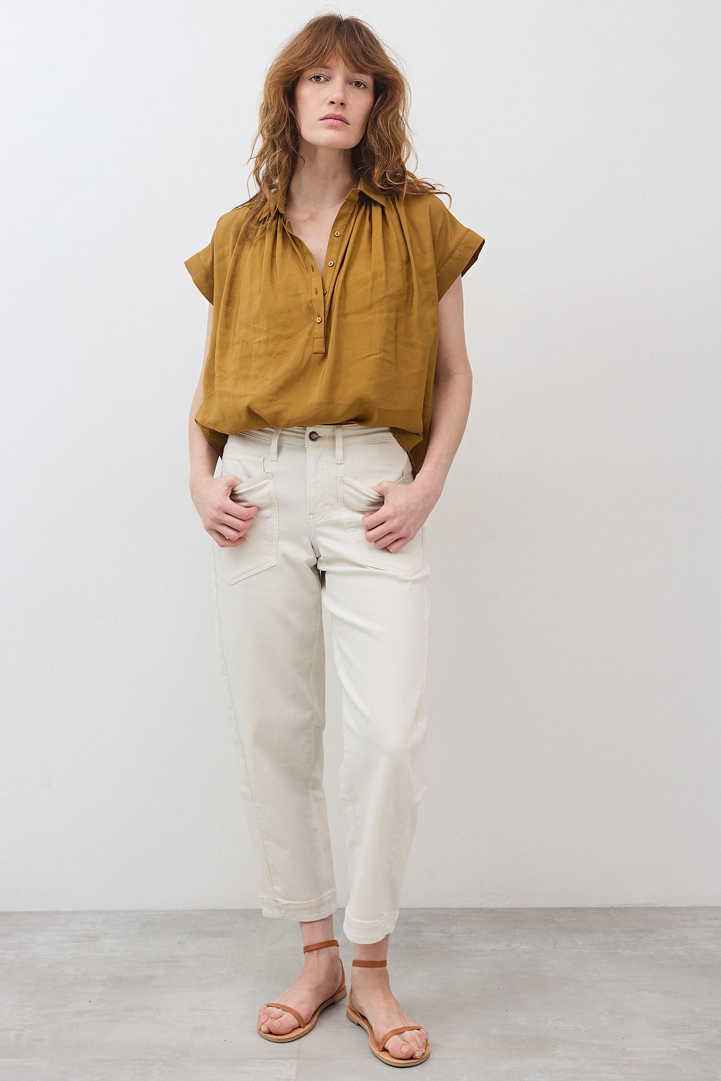 The Nonchalant Oversized Voile Blouse