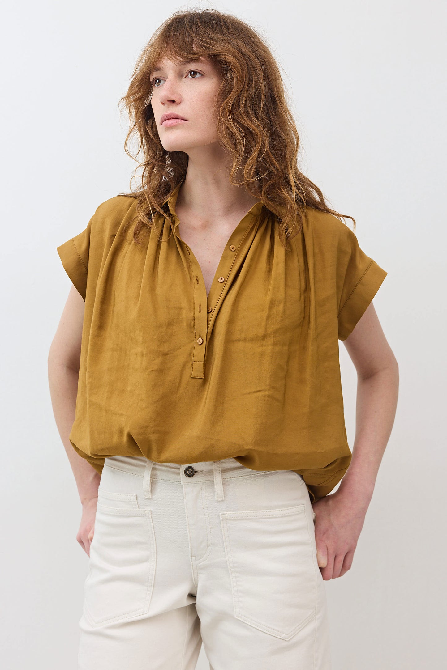 The Nonchalant Oversized Voile Blouse