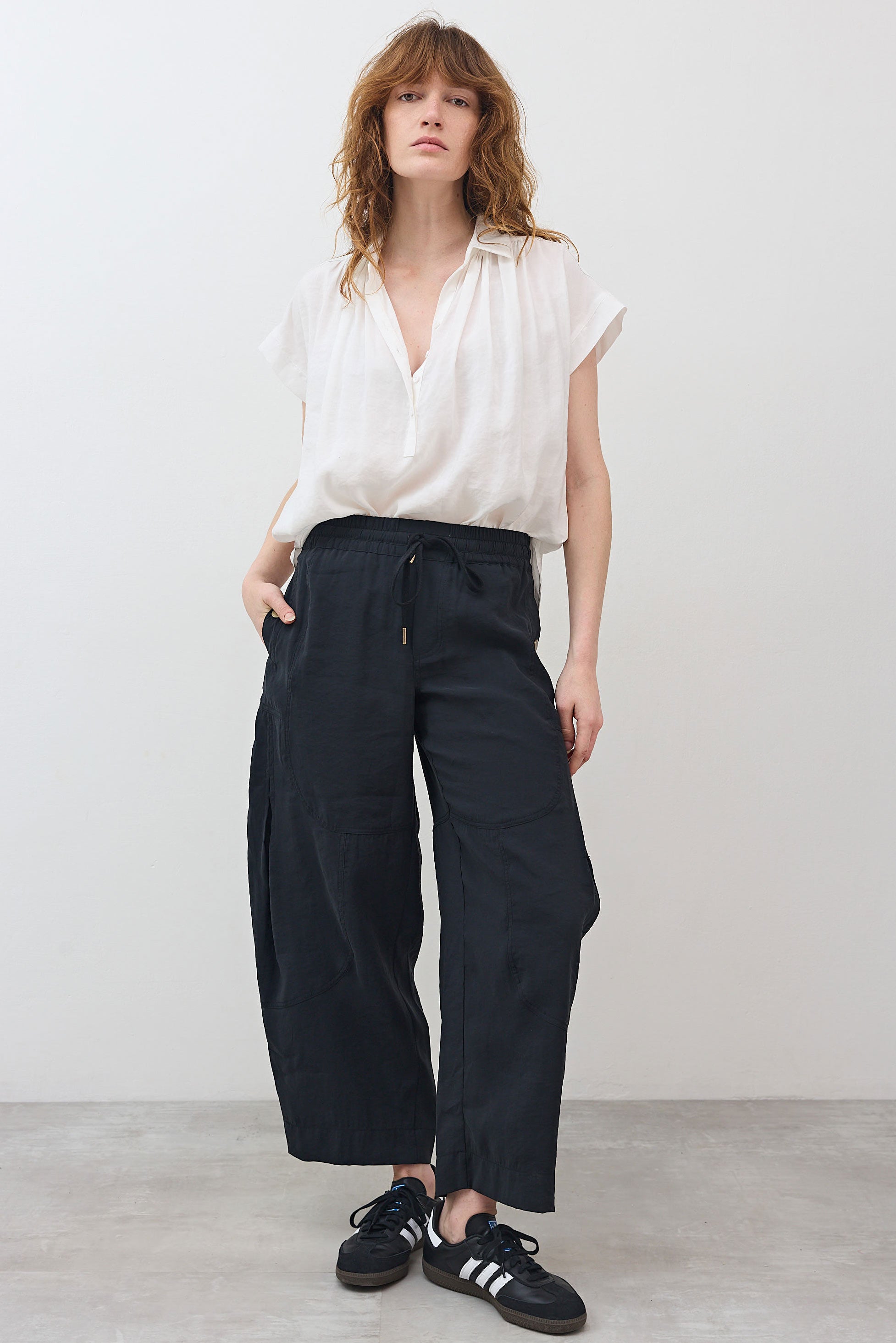 The Nonchalant Oversized Voile Blouse | White – Ruti