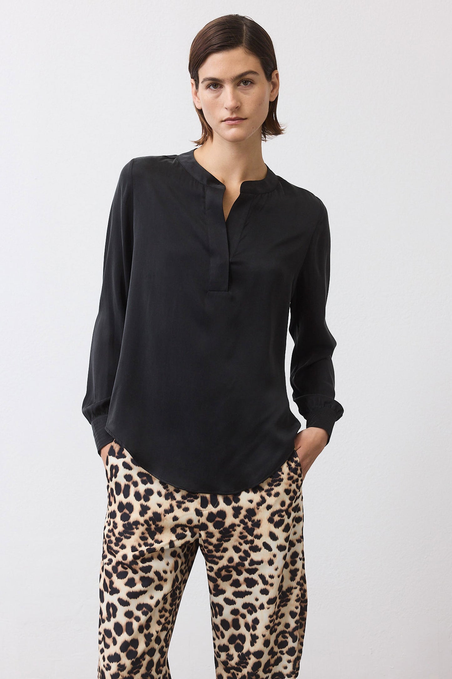 Not Too Loose Silk Blouse