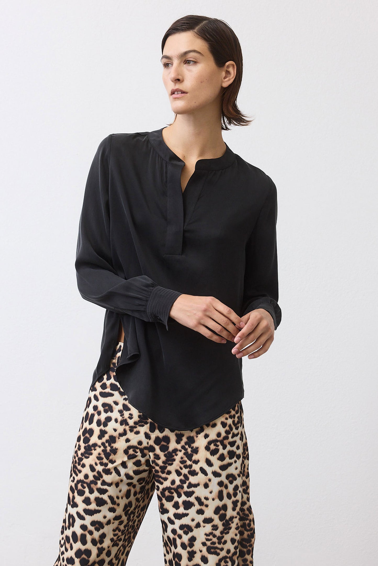 Not Too Loose Silk Blouse