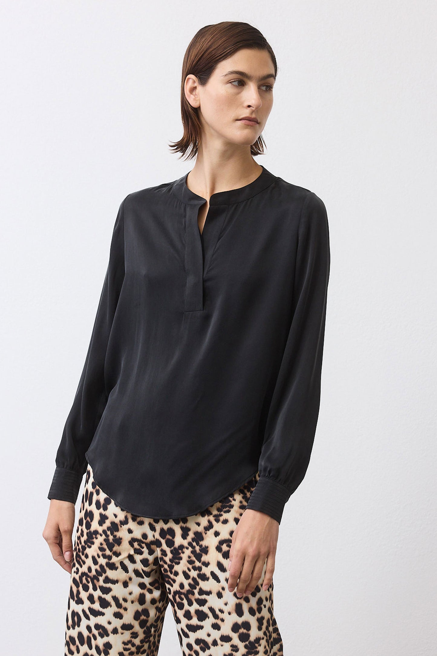 Not Too Loose Silk Blouse