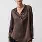 Not Too Loose Silk Blouse