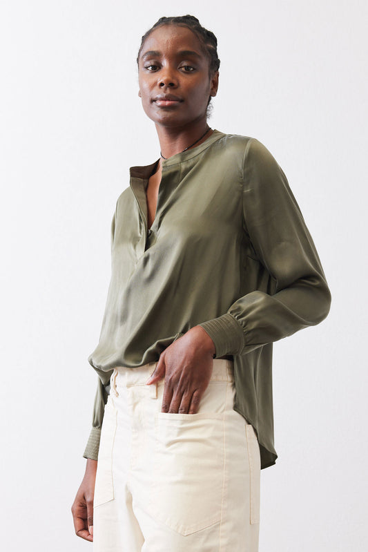 Not Too Loose Silk Blouse