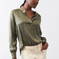 Not Too Loose Silk Blouse