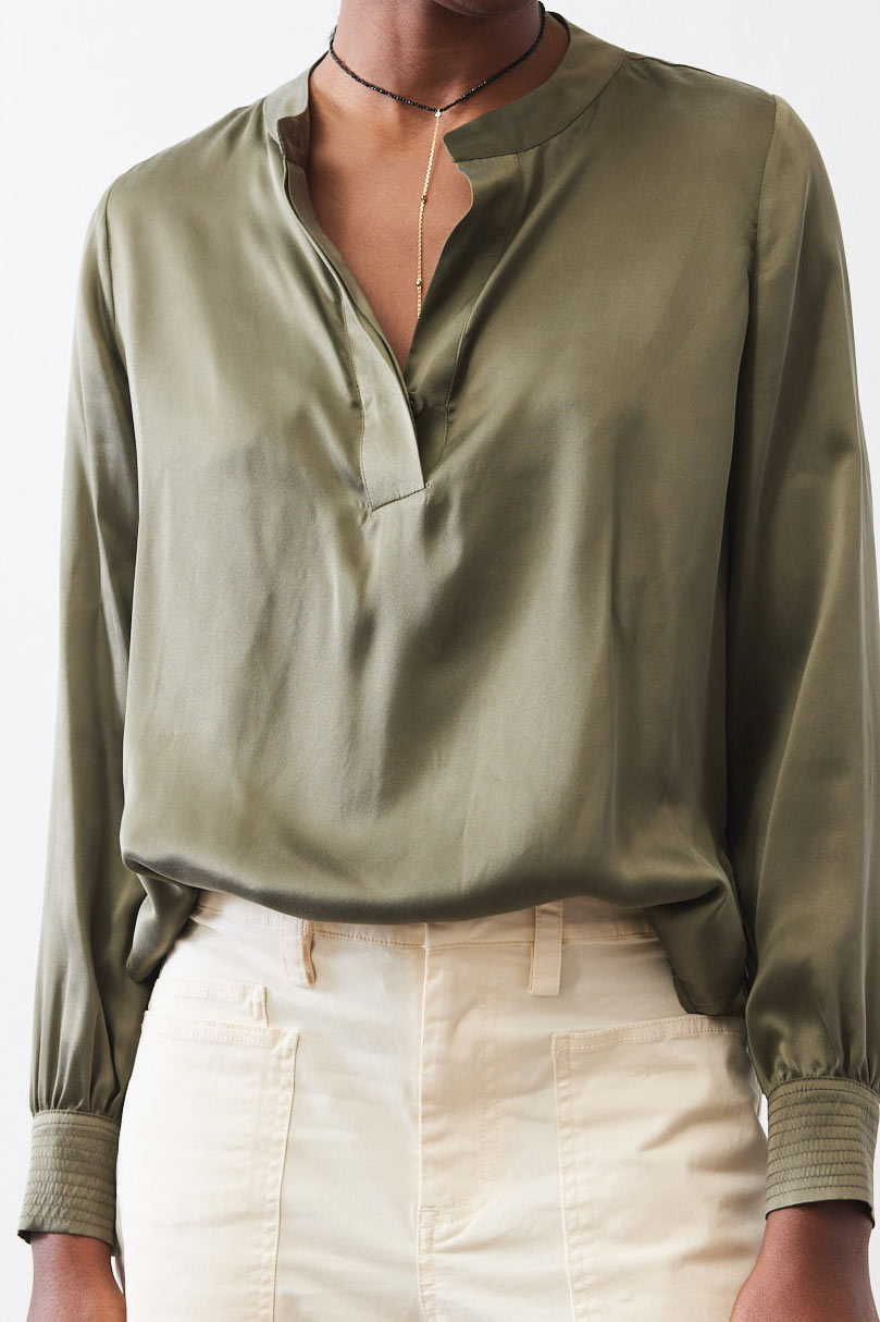 Not Too Loose Silk Blouse