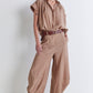 Not Your Average Wide Leg Light Poplin Pants