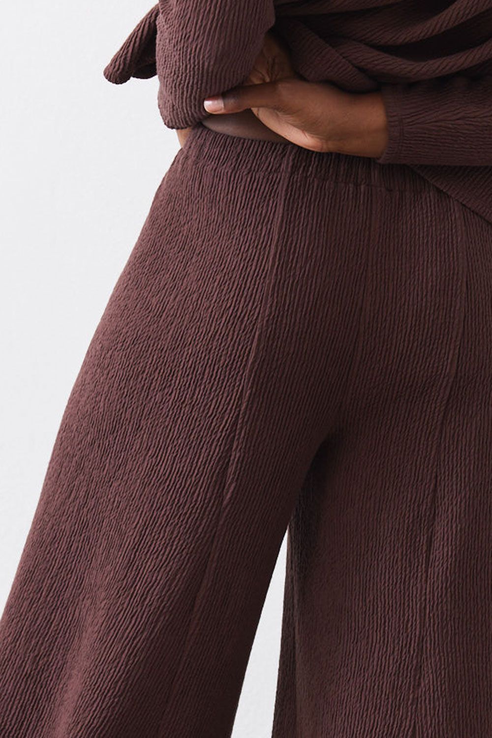 Not Your Average Wide Leg Jacquard Pants