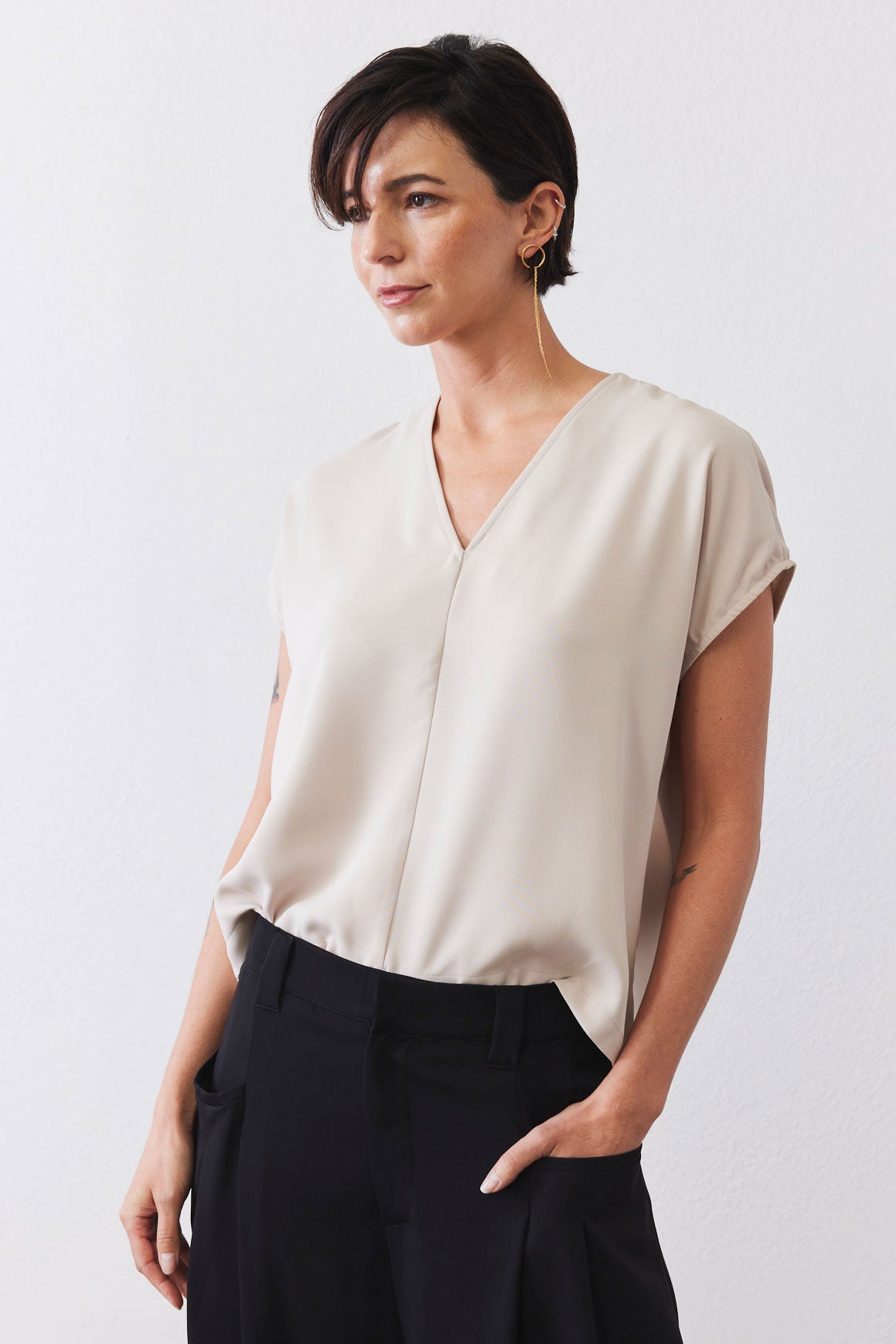 The Nuanced V-Neck Top