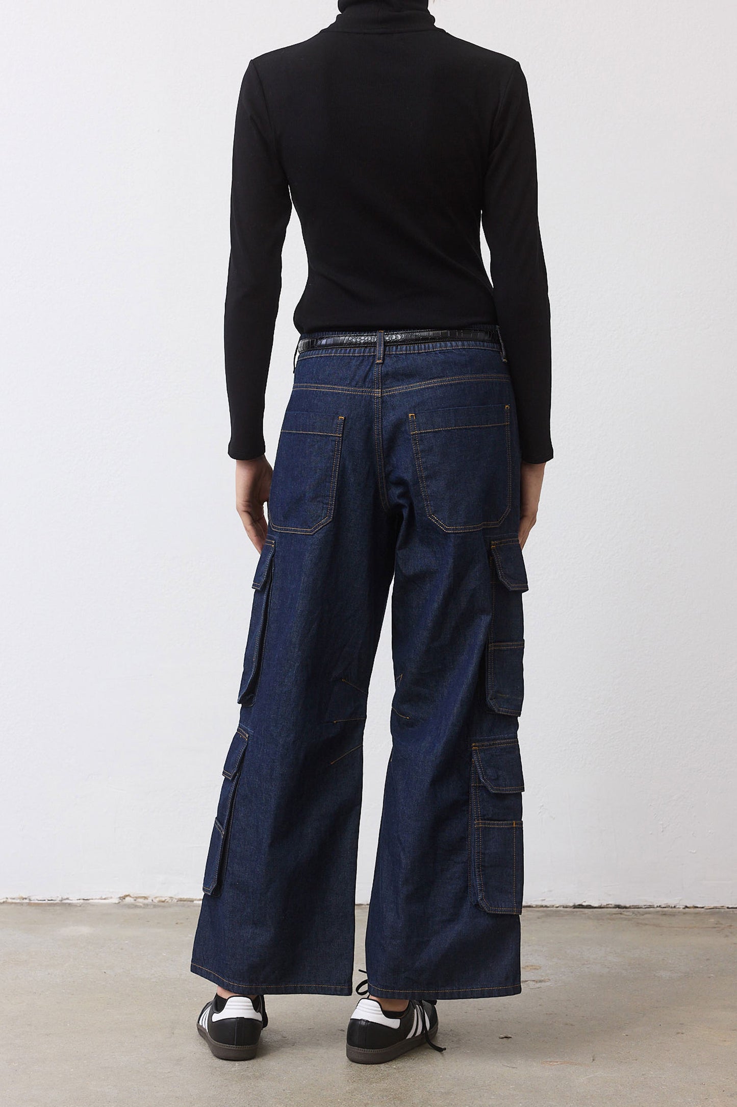 The Off Duty Light Denim Cargo Pants