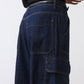 The Petite Off Duty Light Denim Cargo Pants