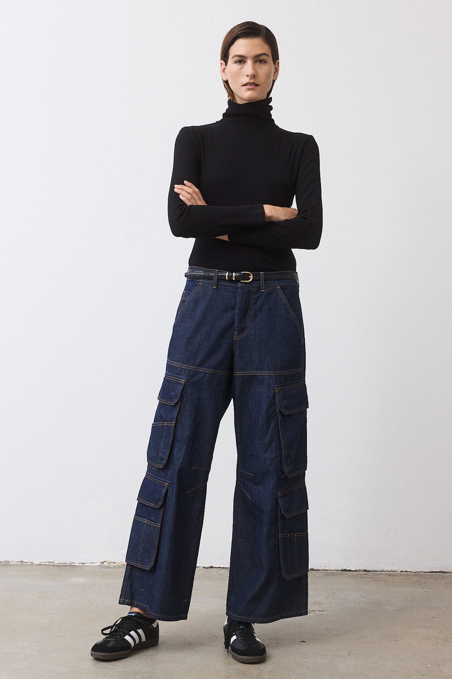 The Off Duty Light Denim Cargo Pants