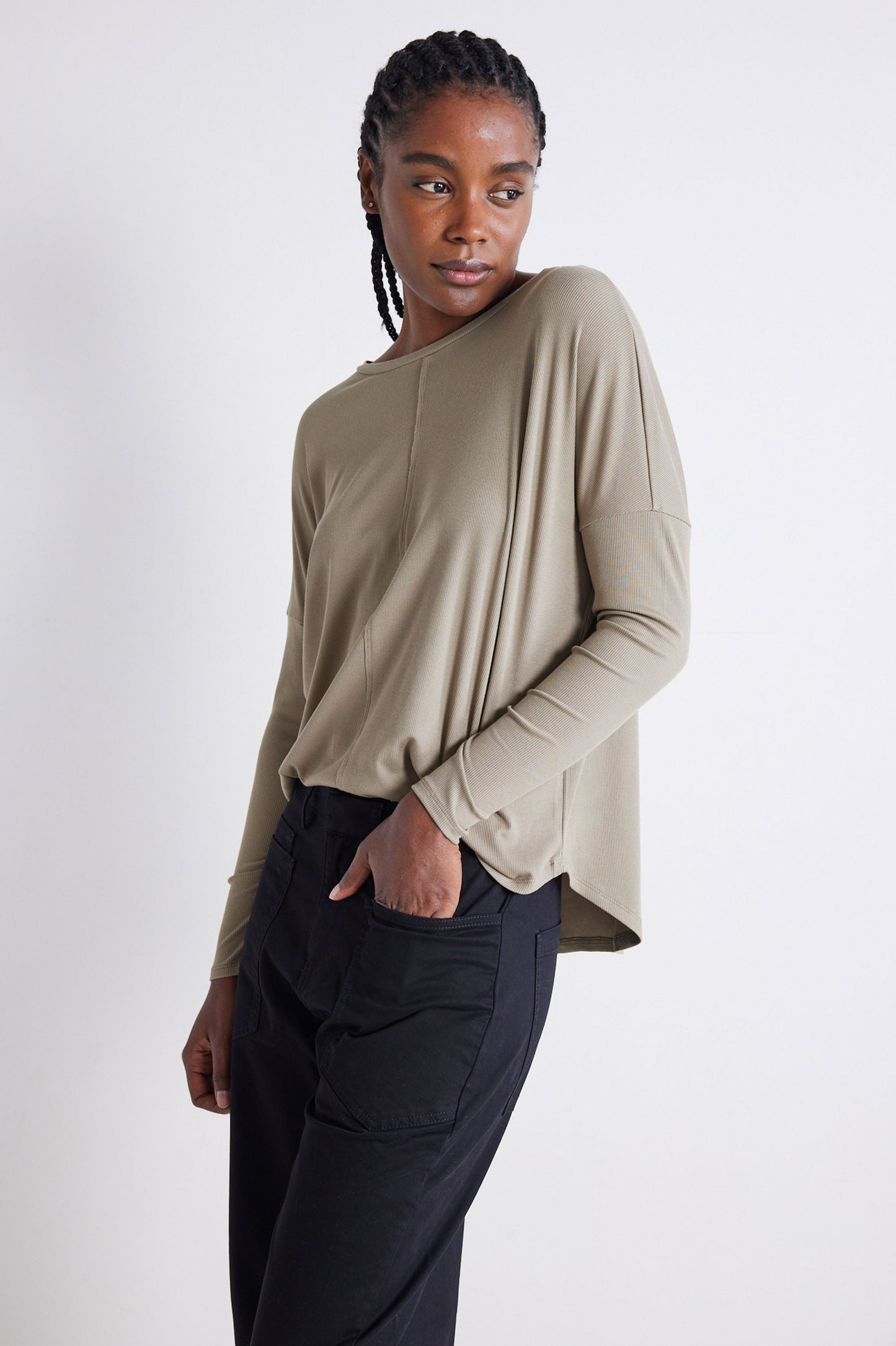 The One and Only Ribbed Long Sleeve Tee