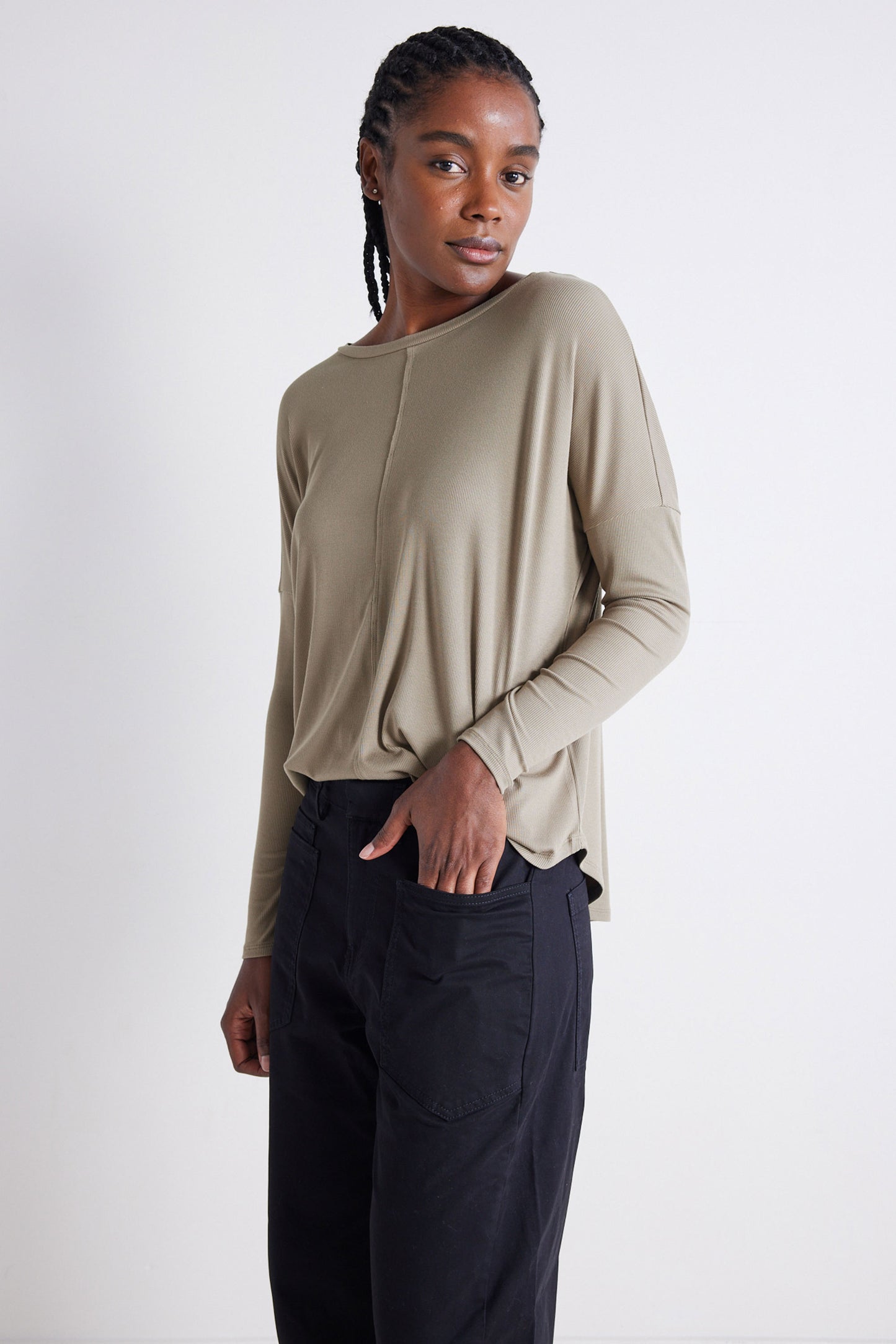 The One and Only Ribbed Long Sleeve Tee