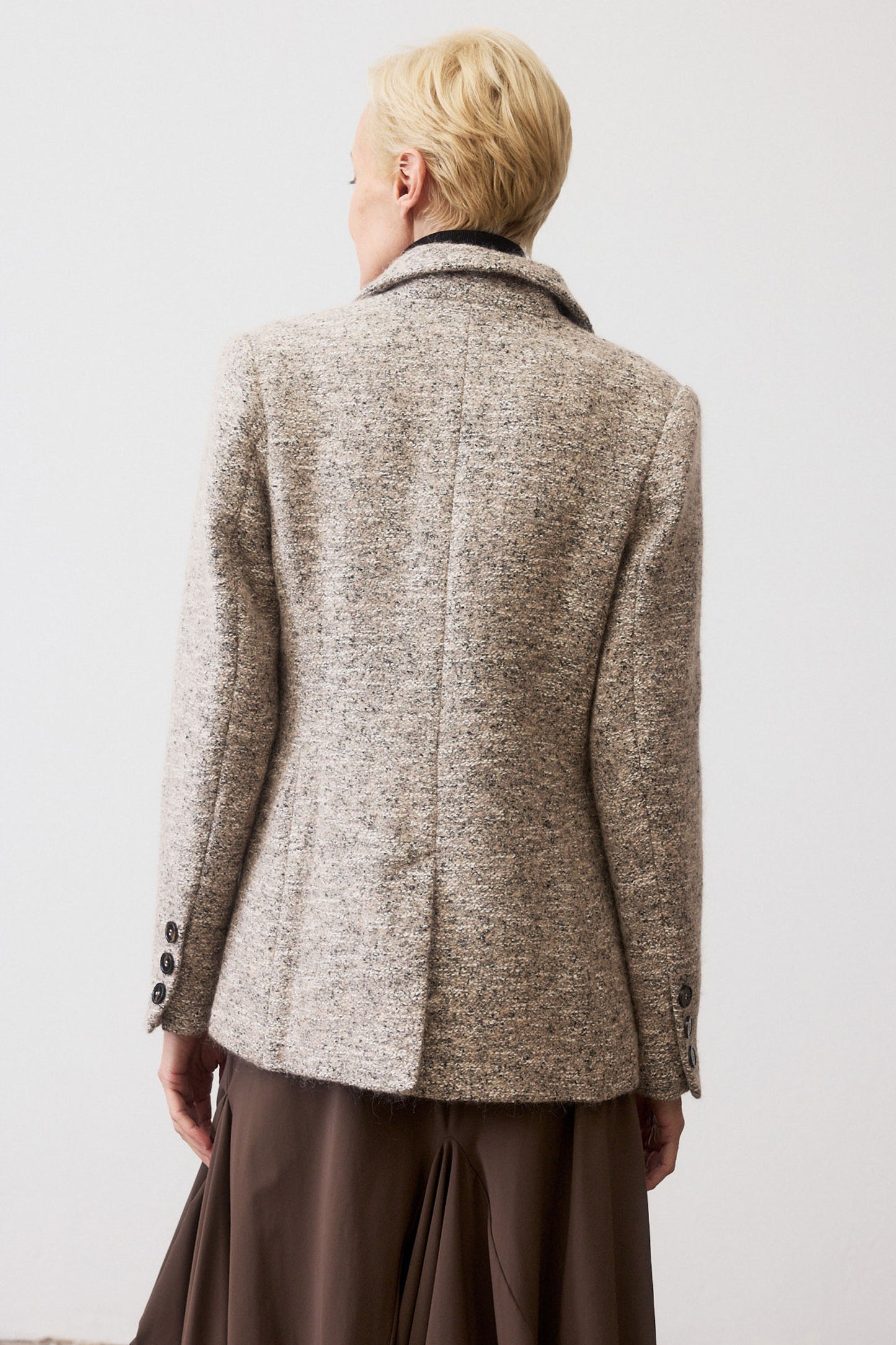 On the Clock Tweed Blazer