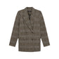 On the Clock Plaid Blazer