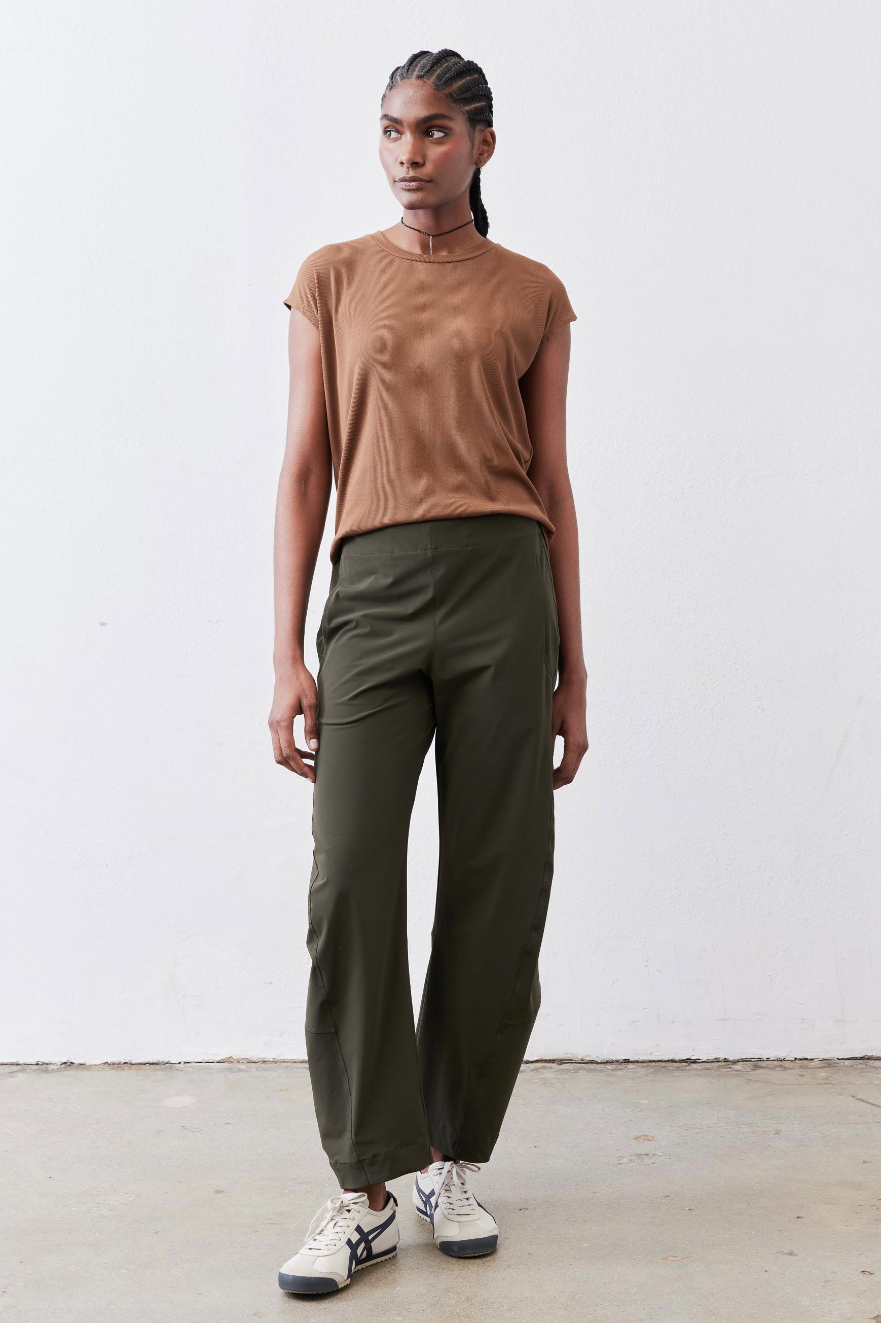 loose fit dress pants women's Elegant Women's Solid Color High Waist Ankle Length Straight Leg Dress Pants For Wear Loose Fitting Pants for Women Casual Trouser Pants for Women